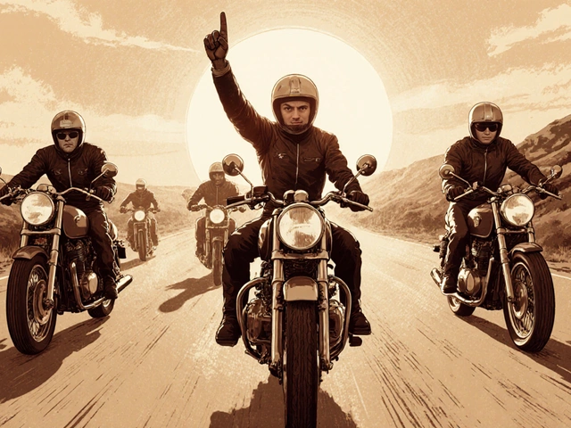 Significato del gesto dei due dita per i biker