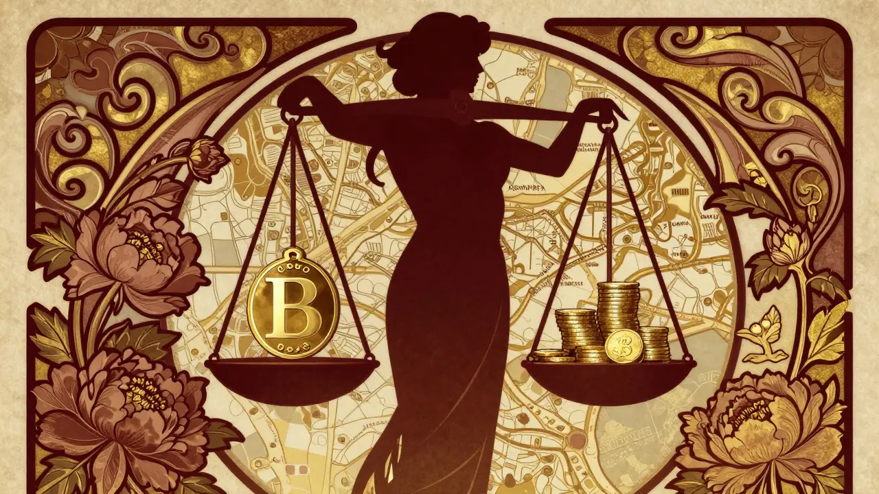 Bilancia che rappresenta il calcolo del costo totale di proprietà.