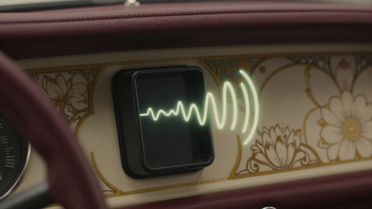 Dispositivo black box sul cruscotto per tracciamento km.