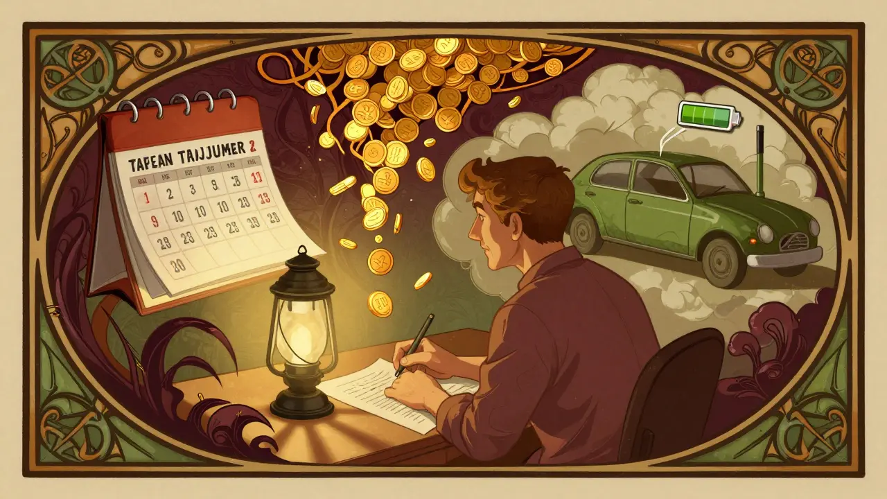 Pianificazione acquisto auto a lungo termine con elementi artistici