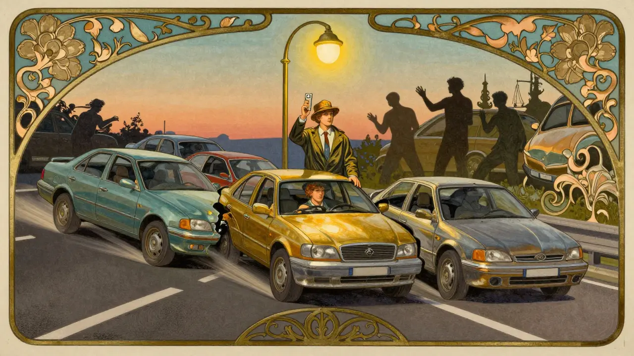 Sinistro multiplo con più veicoli: come gestire la responsabilità e ottenere il risarcimento