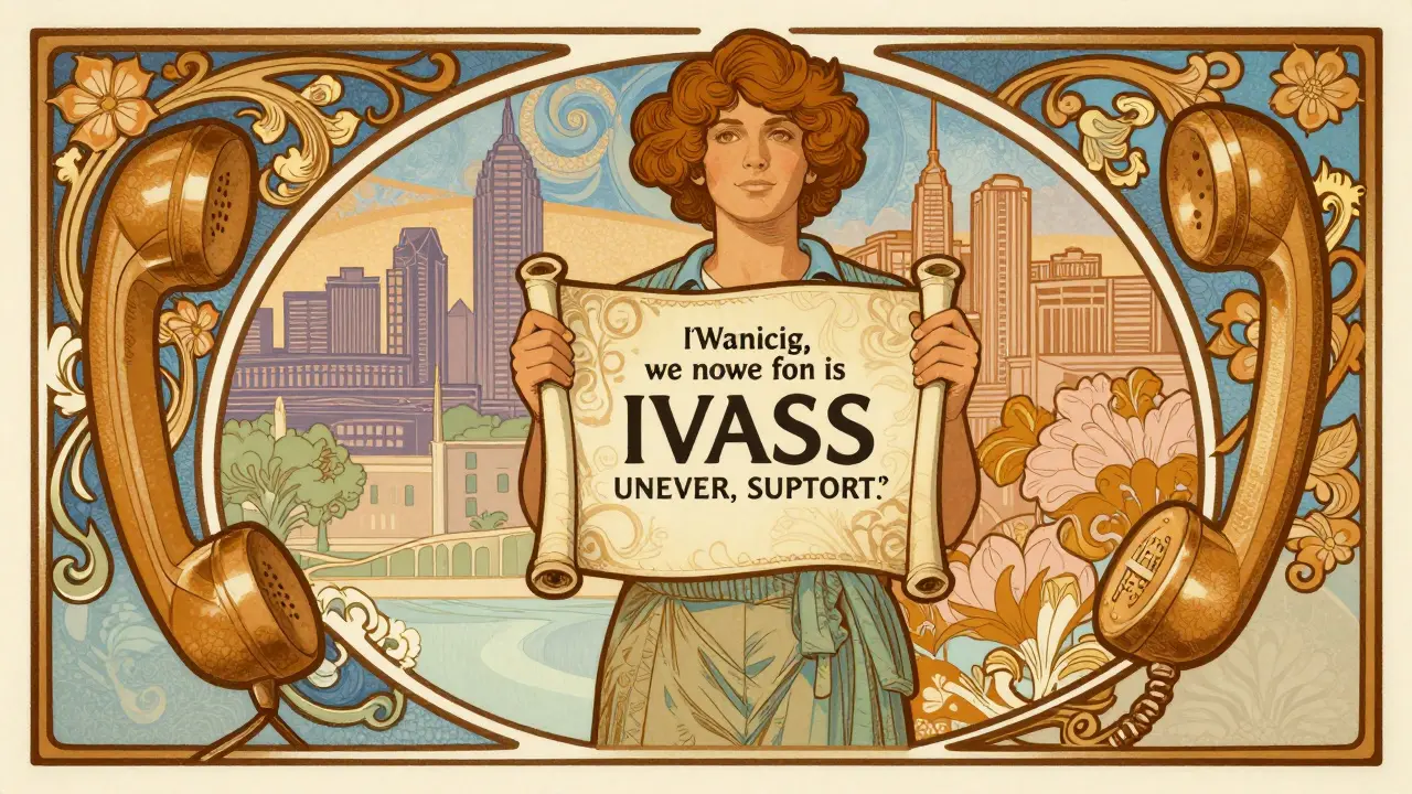 Immagine in stile Art Nouveau di un utente soddisfatto con un preventivo assicurativo.