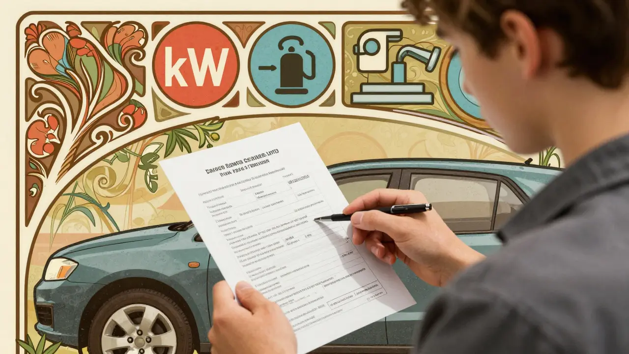 Verifica limiti potenza auto per neopatentati in stile illustrativo Art Nouveau