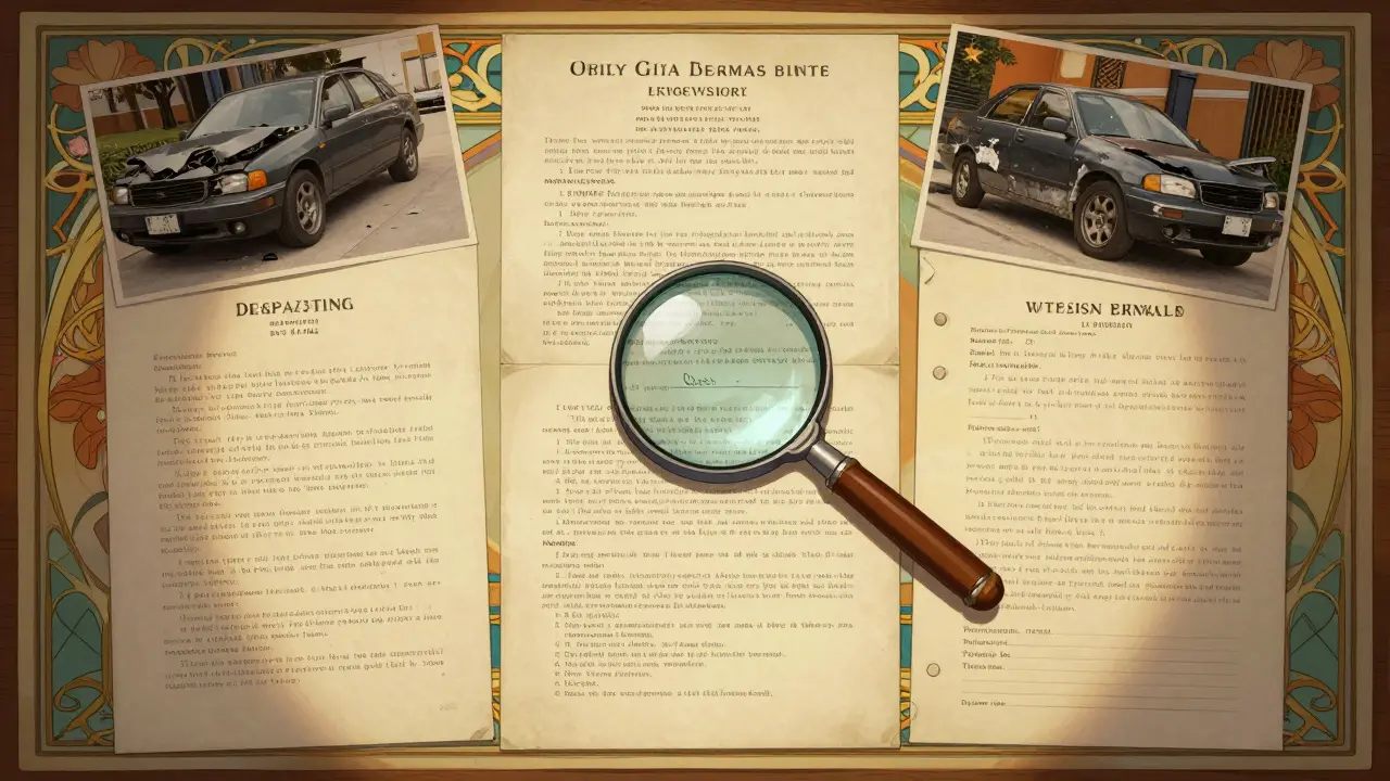 Documenti e prove raccolte per contestare il risarcimento