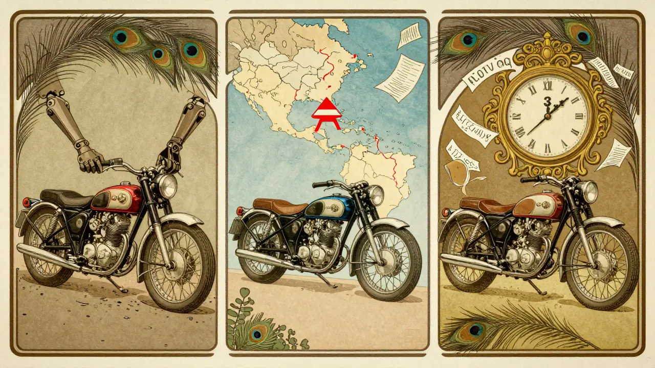 Tre percorsi per moto storica: demolizione, esportazione o radiazione