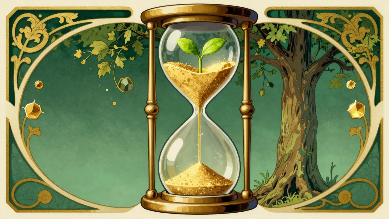 Orologio stilizzato che simboleggia la durata della garanzia
