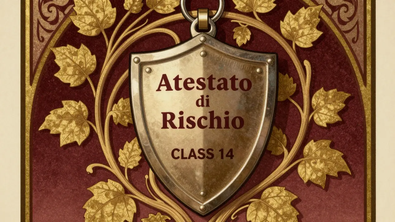 Scudo decorativo che protegge la classe di merito assicurativa
