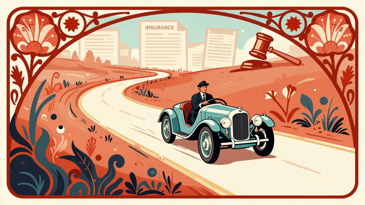 Illustrazione Art Nouveau: prova su strada con motivi decorativi legali