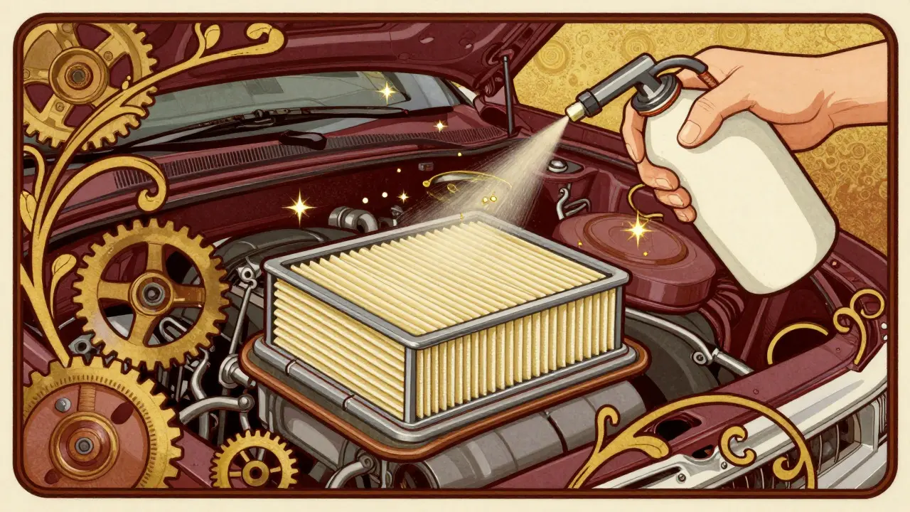 Rioliatura e installazione del filtro pulito nel motore