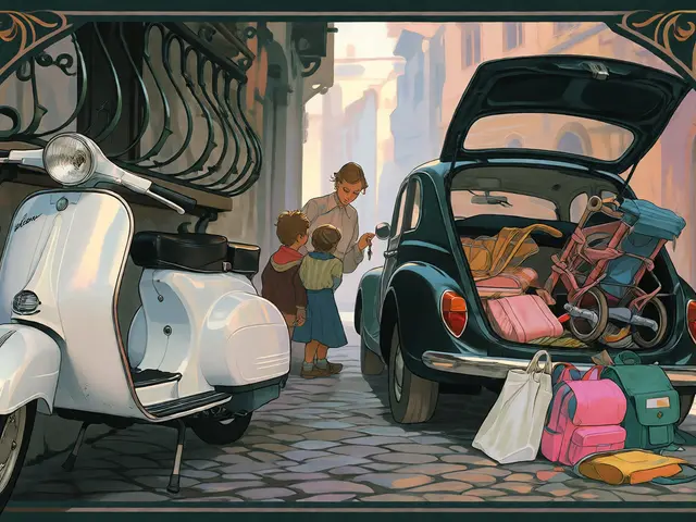Scooter o Auto per la Famiglia? Confronto su Passeggeri e Carico